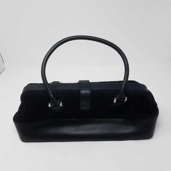 J. Jill Handbags - J. Jill Black Corduroy Feel Bag